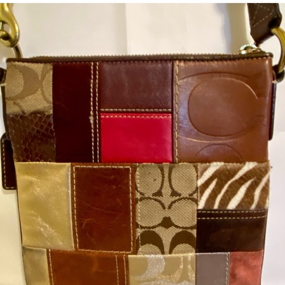 Coach Multicolor Patchwork Crossbody Bag - Picture 8 of 13